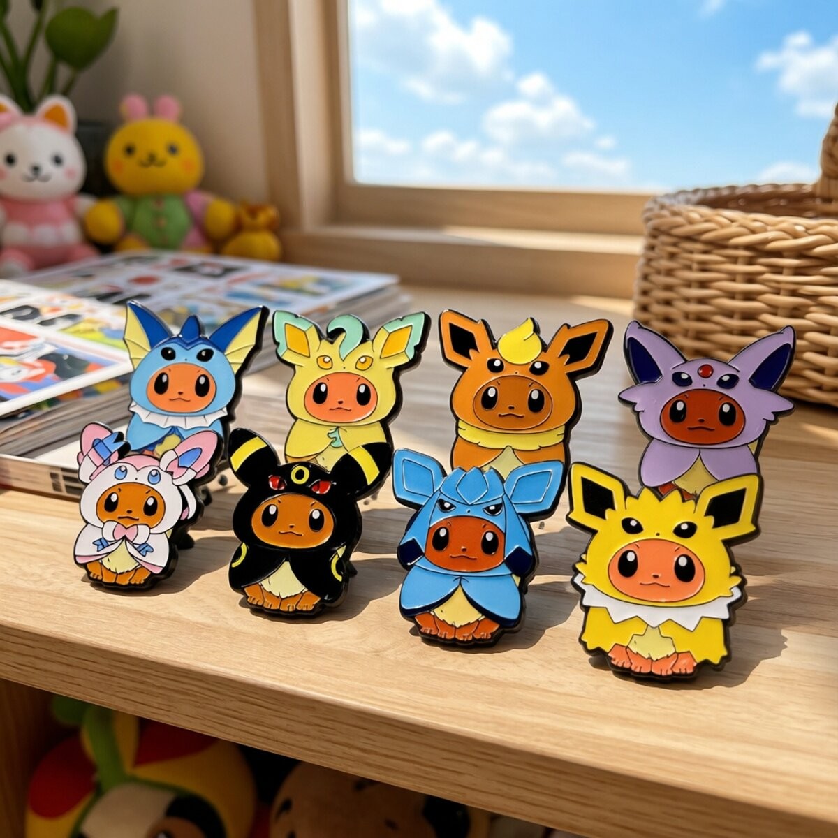 카와이 포켓몬 애니메이션 Eevee Cos Vapore - Travel Accessories Girly 리뷰 및 가격