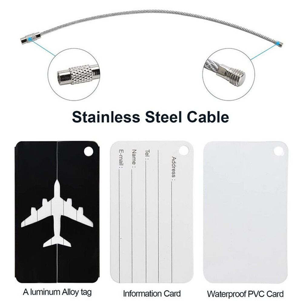 알루미늄 여행 수하물 태그, 재사용 가능한 여행 가방, - Travel Accessories List 리뷰 및 가격