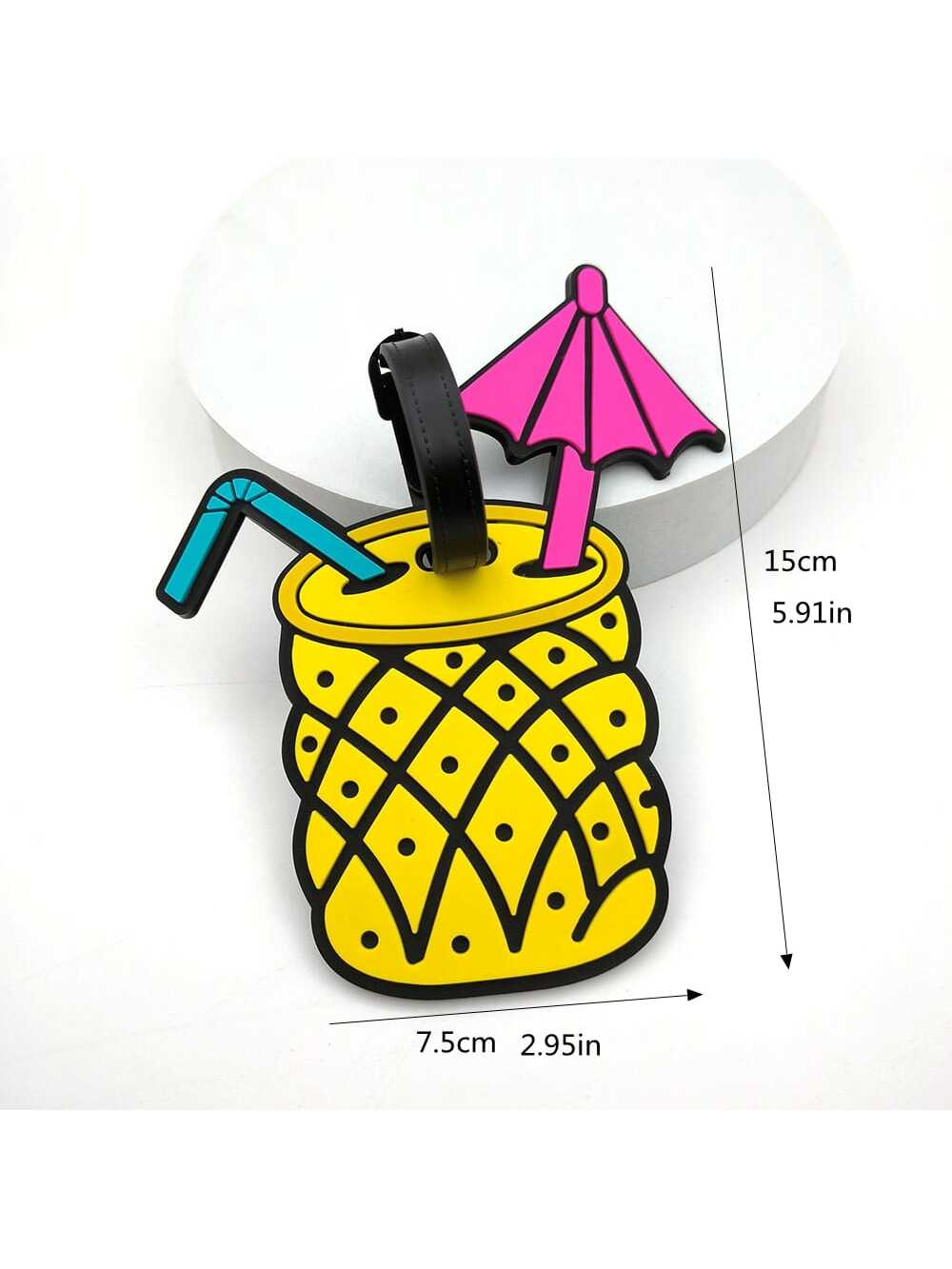 1PCS 여행 액세서리 가방 수하물 태그 귀여운 만화  - Travel Accessories List 리뷰 및 가격