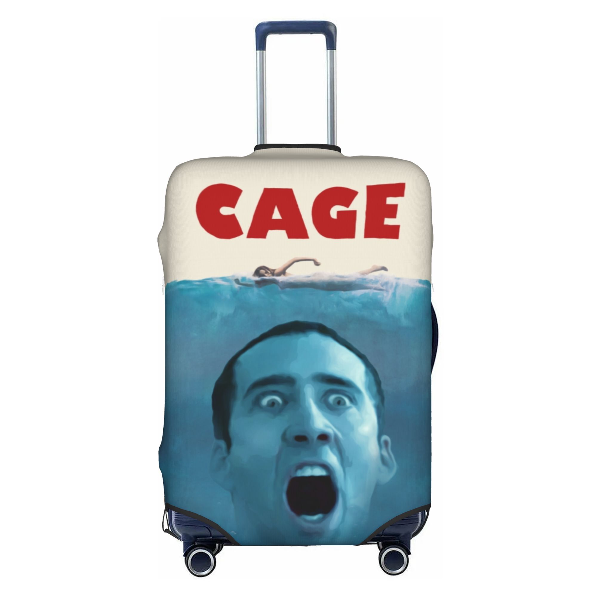 재미있는 N-Nicolas C-Cage 수하물 커버 탄 - Travel Accessories Inc 리뷰 및 가격