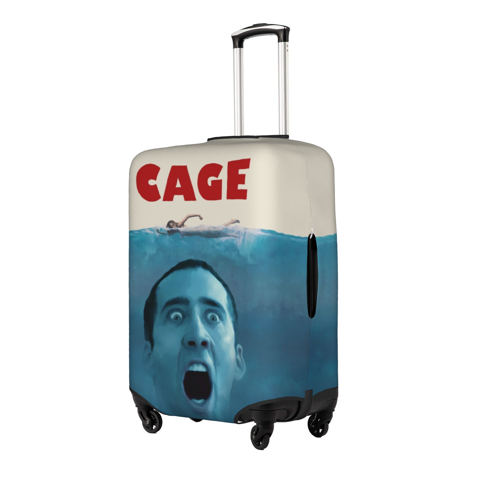 재미있는 N-Nicolas C-Cage 수하물 커버 탄 - Travel Accessories Inc 리뷰 및 가격