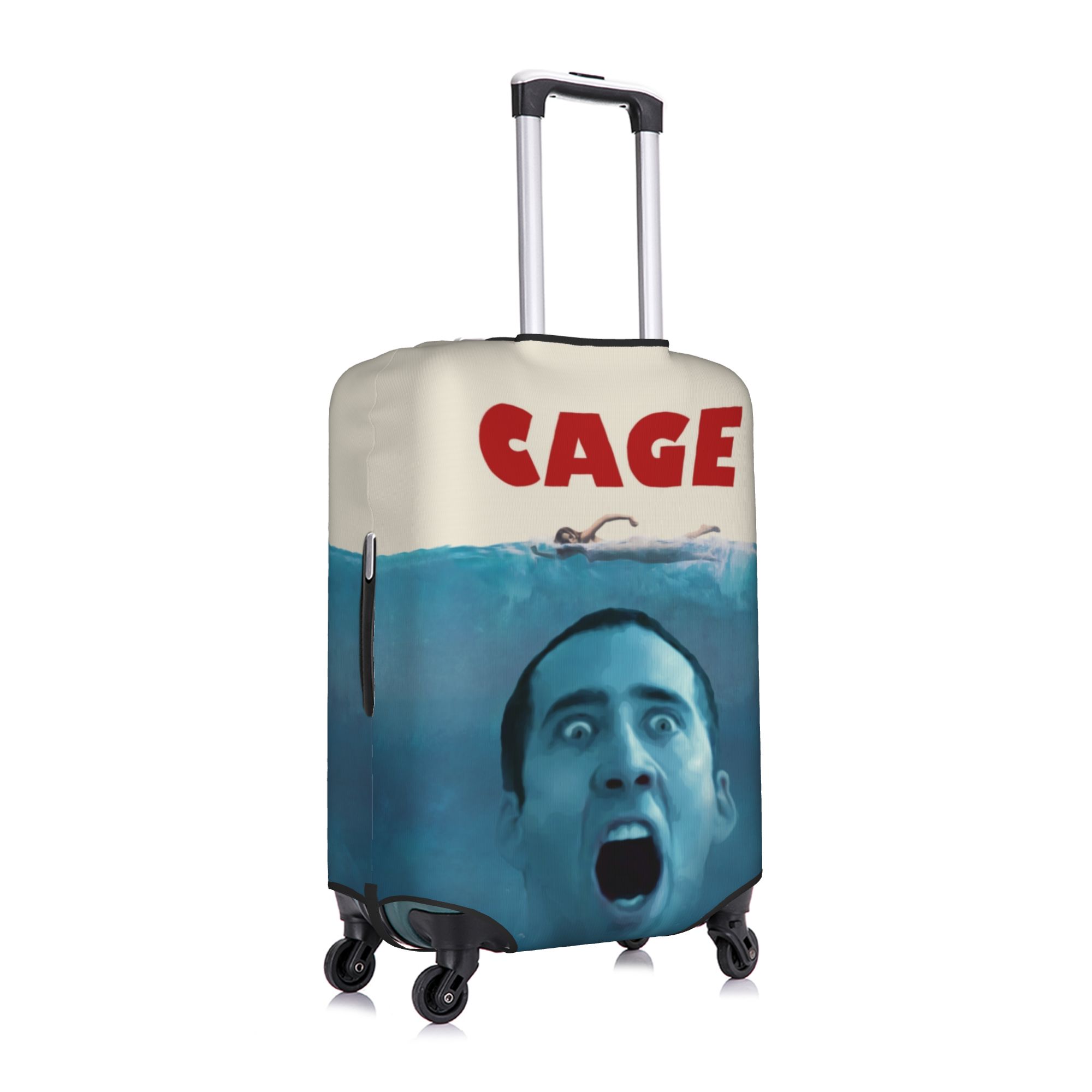 재미있는 N-Nicolas C-Cage 수하물 커버 탄 - Travel Accessories Inc 리뷰 및 가격