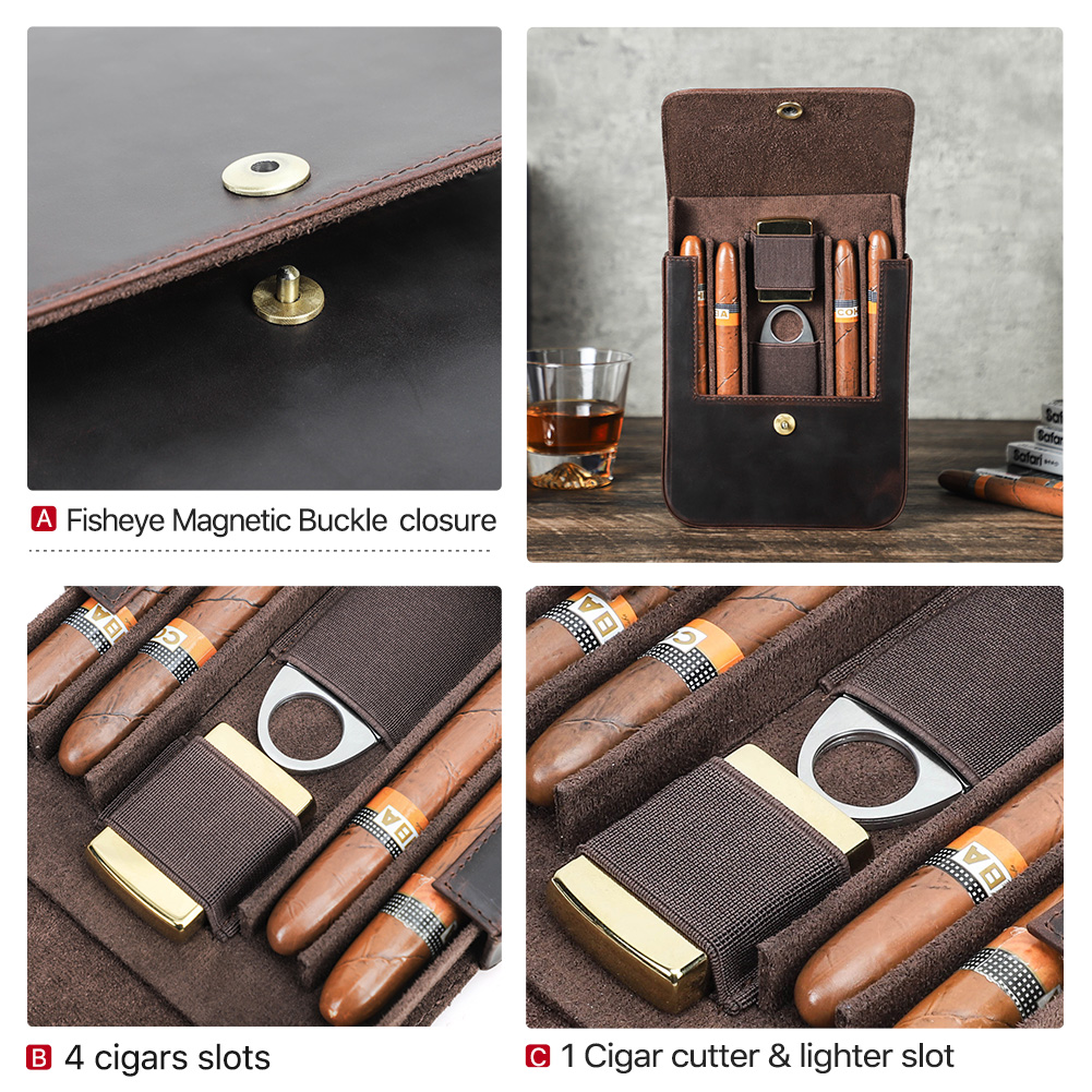 CONTACT'S FAMILY 정품 가죽 시가 휴미더  - Travel Accessories 리뷰 및 가격