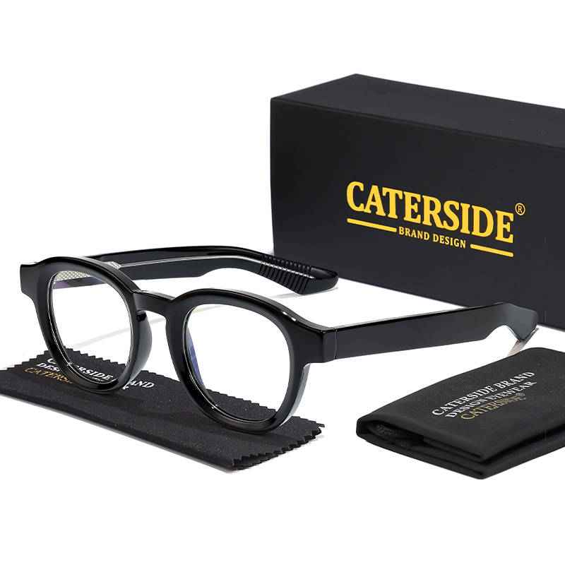 CATERSIDE 남성용 라운드 안경 프레임 아세테이트 - Travel Reading Accessories 리뷰 및 가격